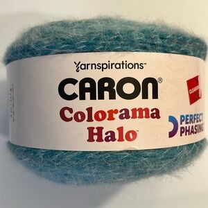 Caron Colorama Halo Yarn Bulky Acrylic Blend 227g 8oz 481 yds Sea & Sky NEW